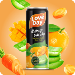 FRUIT JUICE CAN (ALOE VERA - CARROT - ORANGE - MANGO)